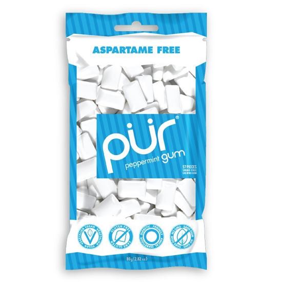 Picture of Pur Gum Bag Peppermint  80g