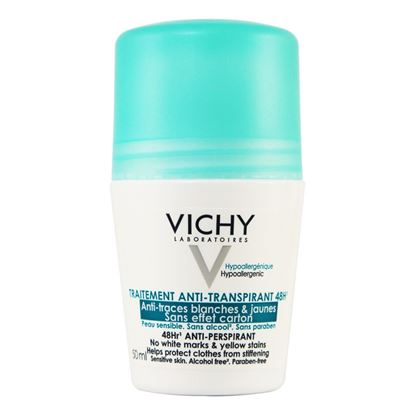 Picture of Vichy 48hr Anti-Perspirant No White Marks - No Yellow Stains - Roll-on