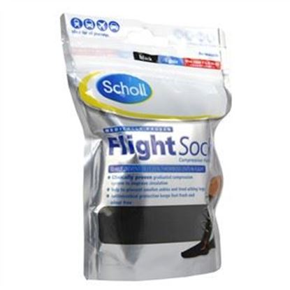 Picture of Scholl Flight Socks Black 6.5-9