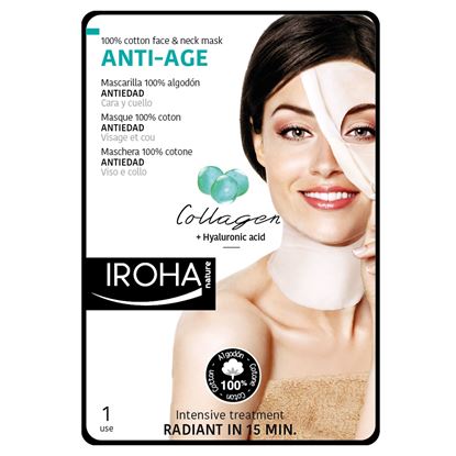 Picture of Iroha Nature Anti-Age Face & Neck Mask - Collagen