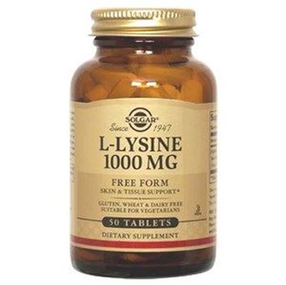 Picture of Solgar L-Lysine 1000 mg Tablets