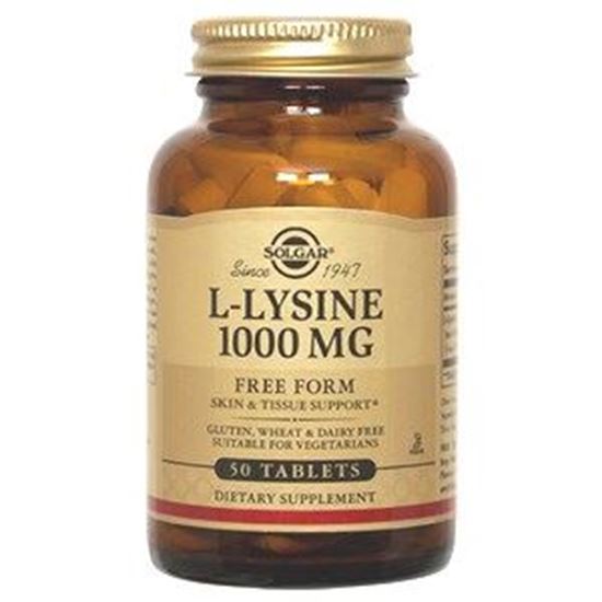 Picture of Solgar L-Lysine 1000 mg Tablets