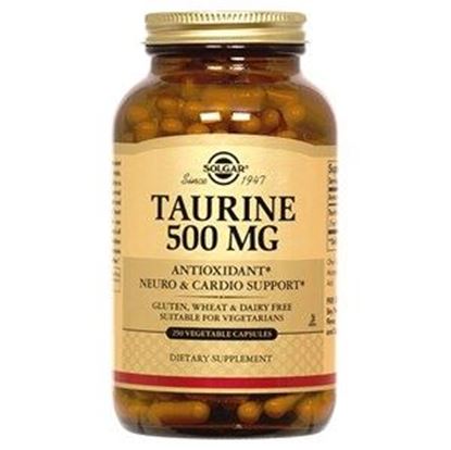 Picture of Solgar Taurine 500 mg Vegetable Capsules