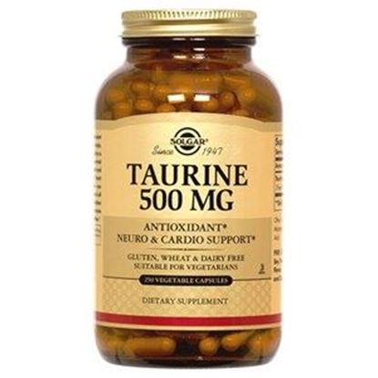 Picture of Solgar Taurine 500 mg Vegetable Capsules