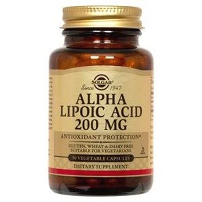 Picture of Solgar Alpha Lipoic Acid 200mg Vegetable Capsules