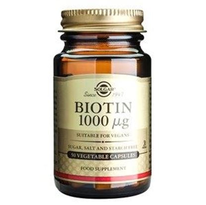 Picture of Solgar Biotin 1000mcg - 50 Vegetable Capsules