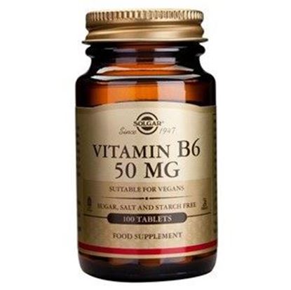 Picture of Solgar Vitamin B6 50 mg Tablets