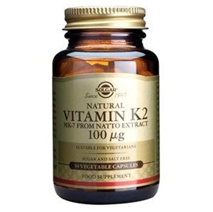 Picture of Solgar Vitamin K2 100µg Vegetable Capsules