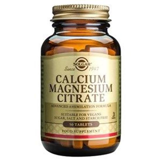 Picture of Solgar Calcium Magnesium Citrate - 50 or 100 Tablets