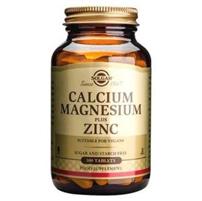 Picture of Solgar Calcium Magnesium plus Zinc Tablets