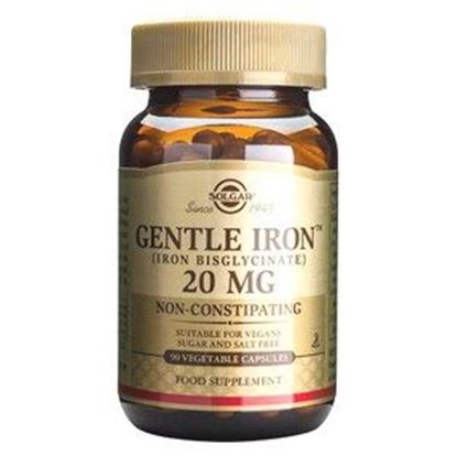 Picture of Solgar Gentle Iron 20 mg Vegetable Capsules