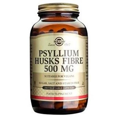Picture of Solgar Psyllium Husks Fibre 500 mg Vegetable Capsules