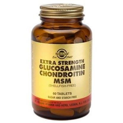 Picture of Solgar Extra Strength Glucosamine Chondroitin MSM Tablets - (Shellfish-Free)