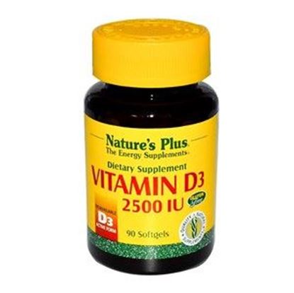 Picture of Natures Plus Vitamin D3 2500 IU Softgels