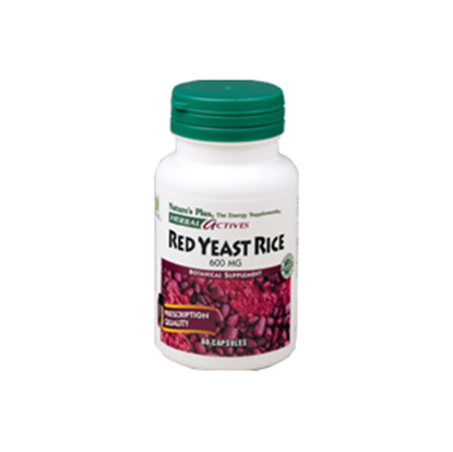 Picture of Natures Plus Herbal Actives Red Yeast Rice 600 mg - 60 caps