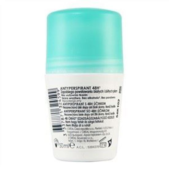 Picture of Vichy 48hr Anti-Perspirant No White Marks - No Yellow Stains - Roll-on