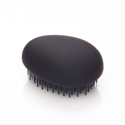 Picture of Kent Hairbrush Pebble Matt Black 