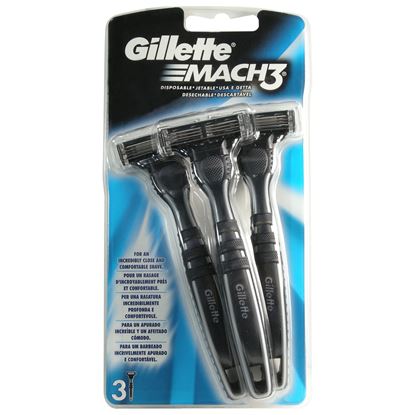 Picture of Gillette Mach3 Disposable Razors 3 Razors