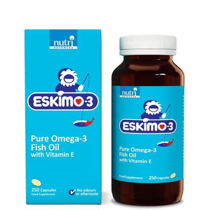 Picture of Eskimo-3 Pure Omega-3 Fish Oil with Vitamin E - 250 caps