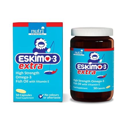 Picture of Eskimo-3 Extra Omega-3 Fish Oil with Vit E - 50 Caps
