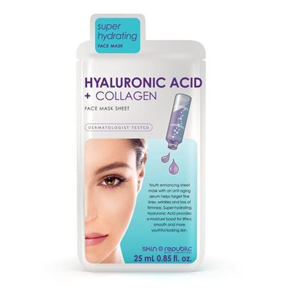 Picture of Skin Republic Face Sheet Mask Hyaluronic Acid + Collagen 25ml
