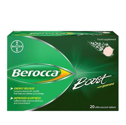 Picture of Berocca Boost Effervescent Tablets - 20 Tablets
