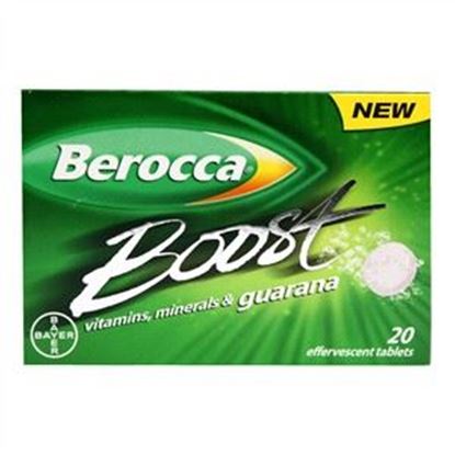 Picture of Berocca Boost Vitamins, Minerals & Guarana Effervescent Tablets