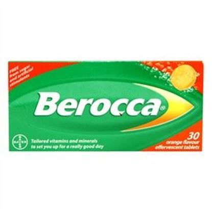 Picture of Berocca Orange Flavour Effervescent Tablets