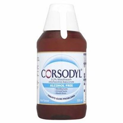 Picture of Corsodyl Mouthwash Mint - Alcohol Free - 300ml