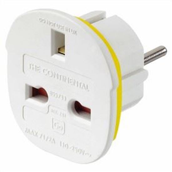 Go Travel EU-UK Adaptor