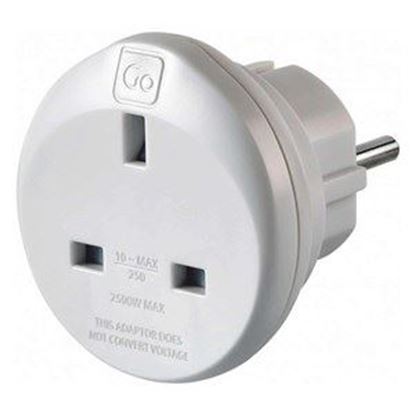 Picture of Go Travel UK - Europe Earthed Adaptor