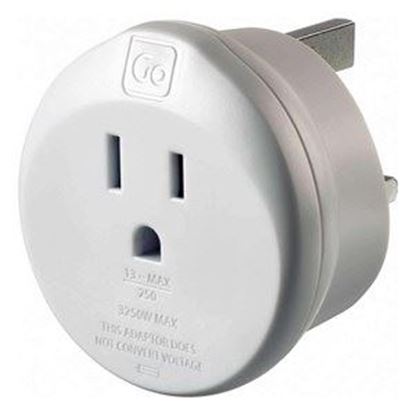 Picture of Go Travel US - UK Earthed Adaptor (Americas - UK)