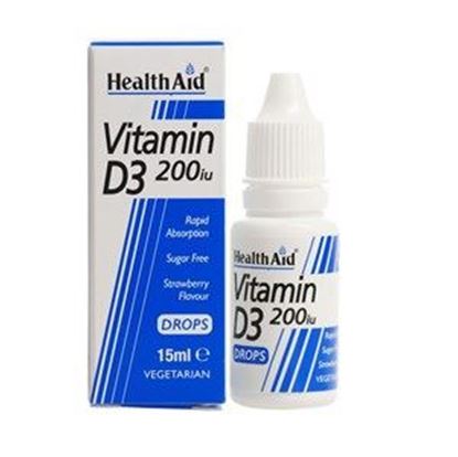 Picture of HealthAid Vitamin D3 200iu Drops