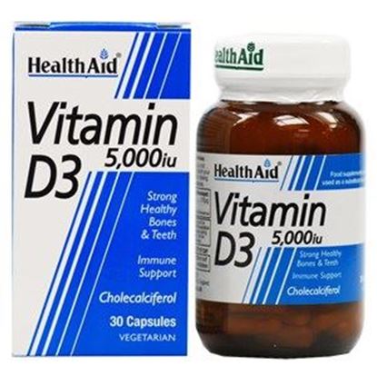 Picture of HealthAid Vitamin D3 5.000iu Vegicaps