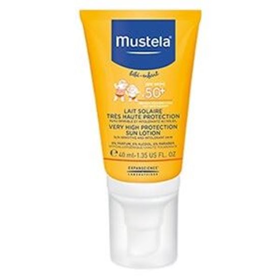 Picture of Mustela Bebe Very High Protection Sun Face Lotion SPF50+
