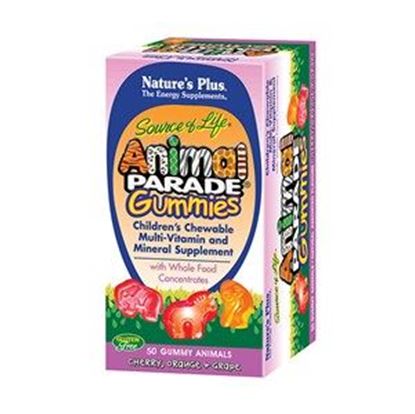 Picture of Natures Plus Animal Parade Gummies - Assorted Fruit Flavors