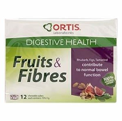 Picture of Ortis Digestive Health Fruit & Fibres Chewable Cubes - 12