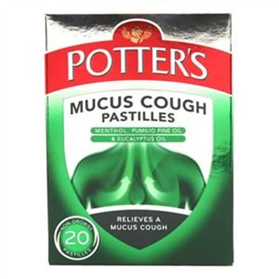 Picture of Potter`s Mucus Cough Pastilles - 20