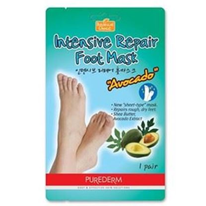 Picture of PureDerm Intensive Repair Foot Mask - Avocado