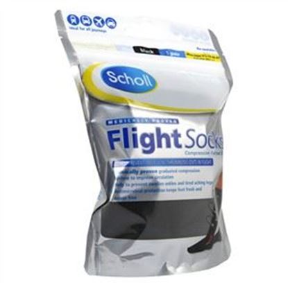 Picture of Scholl Flight Socks Black 9.5 -12