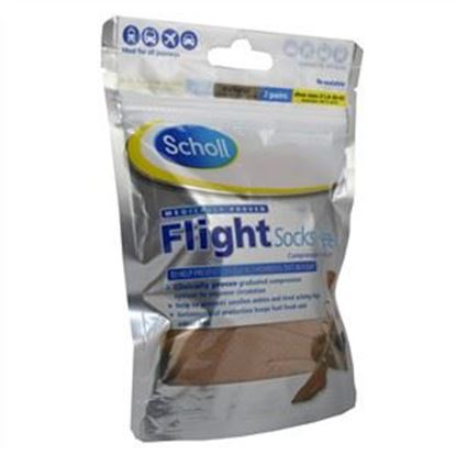 Picture of Scholl Flight Socks Sheer 6.5-8/ Natural