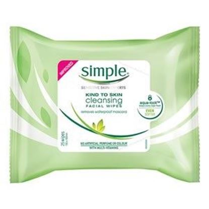Picture of Simple Kind To Skin Cleansing Facial Wipes