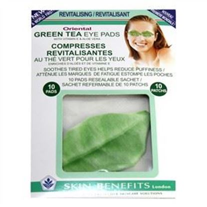 Picture of Skin Benefits Green Tea Eye Pads - 10