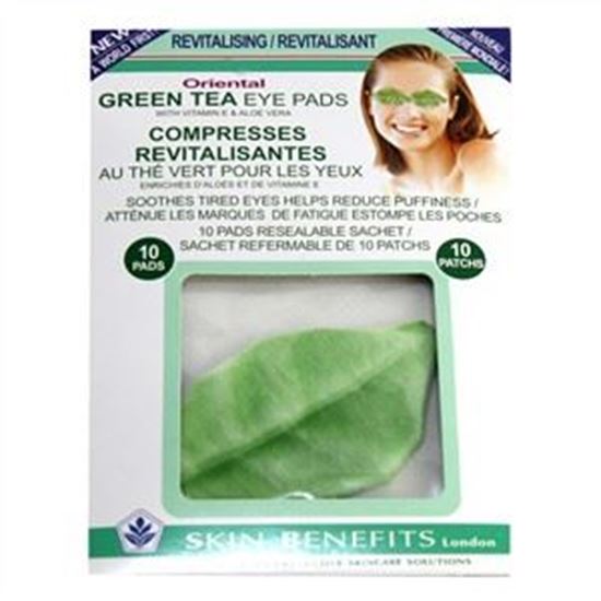 Picture of Skin Benefits Green Tea Eye Pads - 10