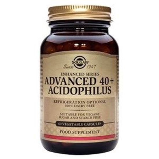Picture of Solgar Advanced 40+ Acidophilus (Non-Dairy) Vegetable Capsules