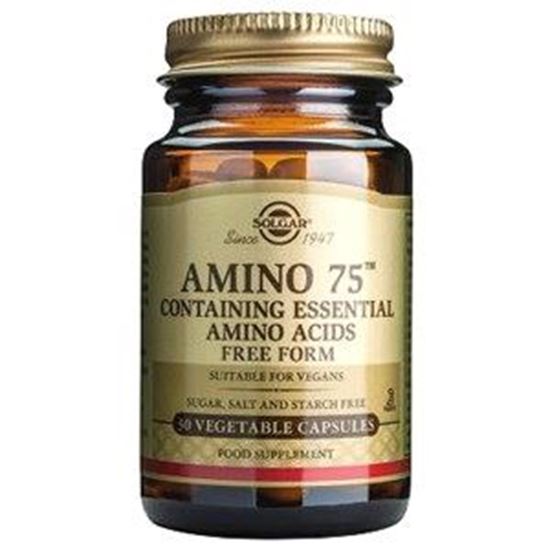 Picture of Solgar Amino 75 - 30 or 90 Vegetable Capsules