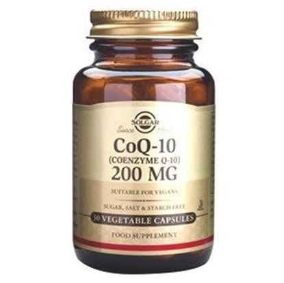 Picture of Solgar Coenzyme Q-10 200 mg - 30 Vegetable Capsules