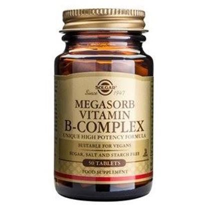 Picture of Solgar Megasorb Vitamin B-Complex Tablets