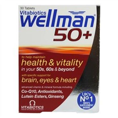 Picture of Vitabiotics Wellman 50+ - 30 tablets