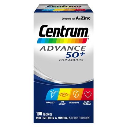 Picture of Centrum Advance 50+ Multivitamin - 100 tablets